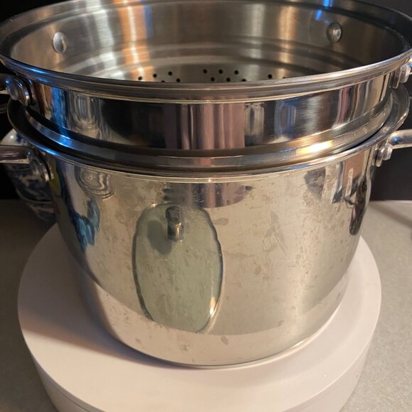 Wolfgang Puck Bistro Stainless Steel - Stock Pot pasta cooker & steamer - Picture 4 of 12